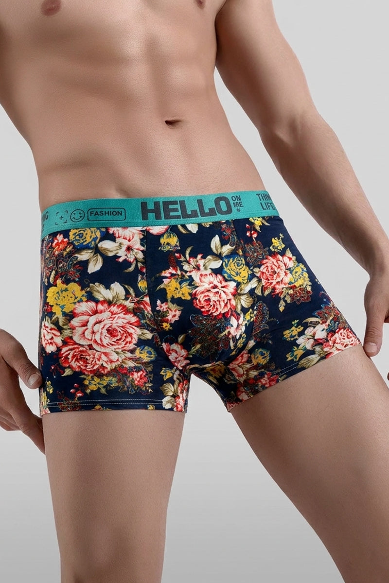 Floral Print Trunks 4-Pack