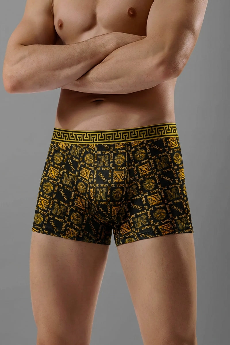 Gold Motif Trunks 3-Pack