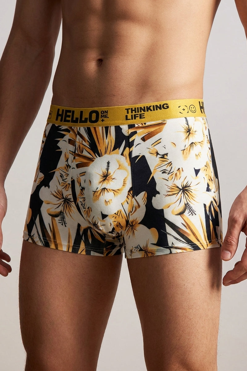Floral Print Trunks 4-Pack