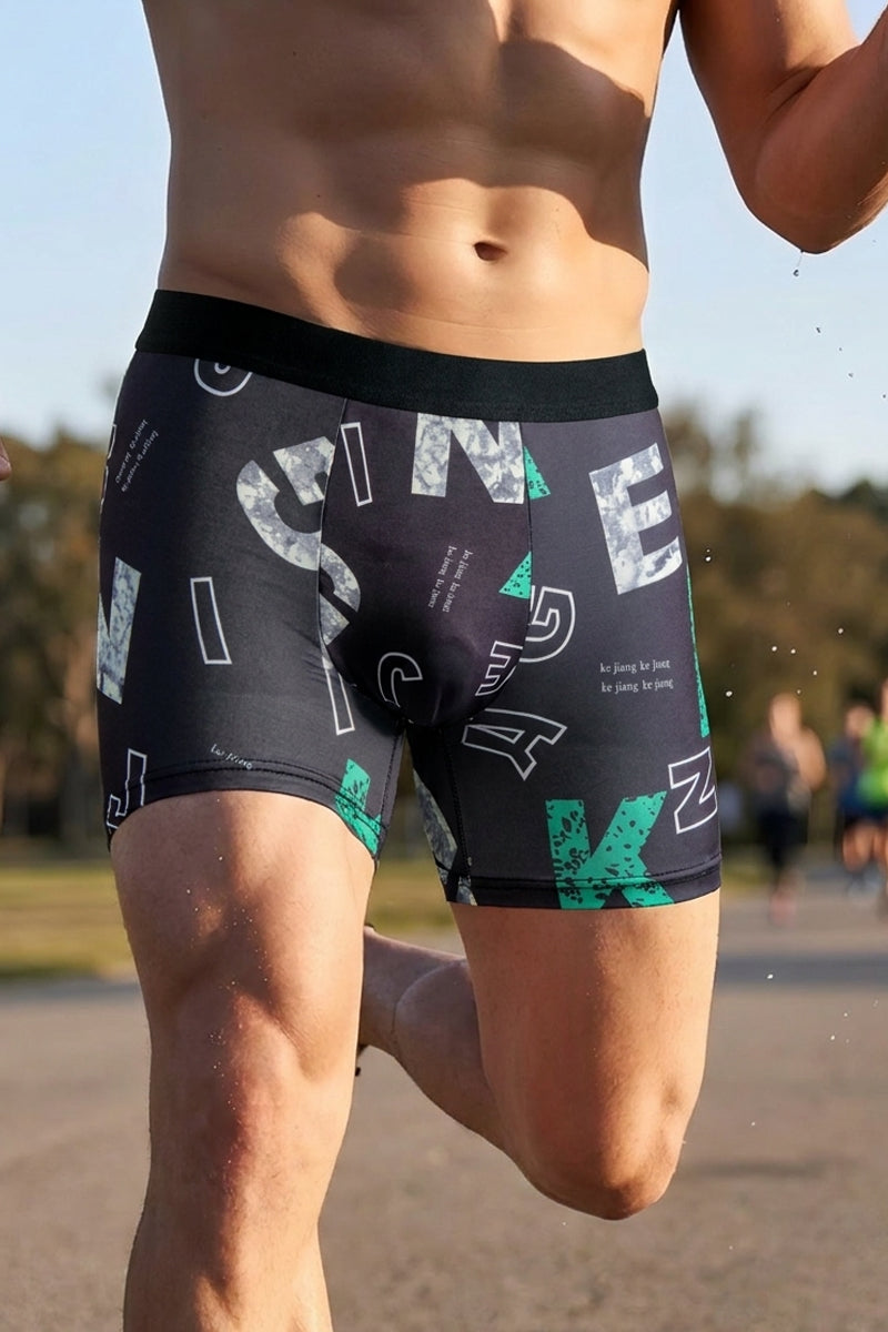 Scattered Letter Boxer Briefs 4-Pack