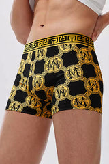 Gold Baroque Print Trunks 5-Pack