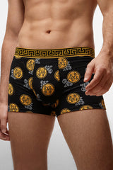 Gold Baroque Print Trunks 5-Pack