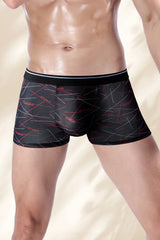 Mixed Geometric Print Trunks 4-Pack