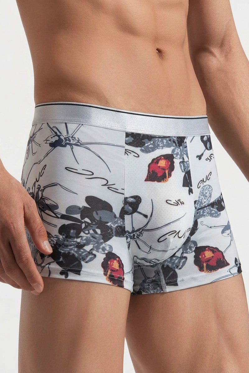 Ink Wash Floral Trunks 5-Pack