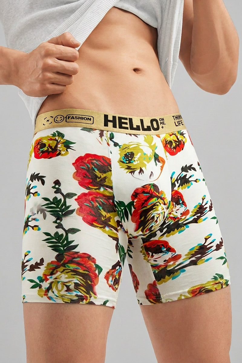 Floral Print Boxer Briefs 4-Pack