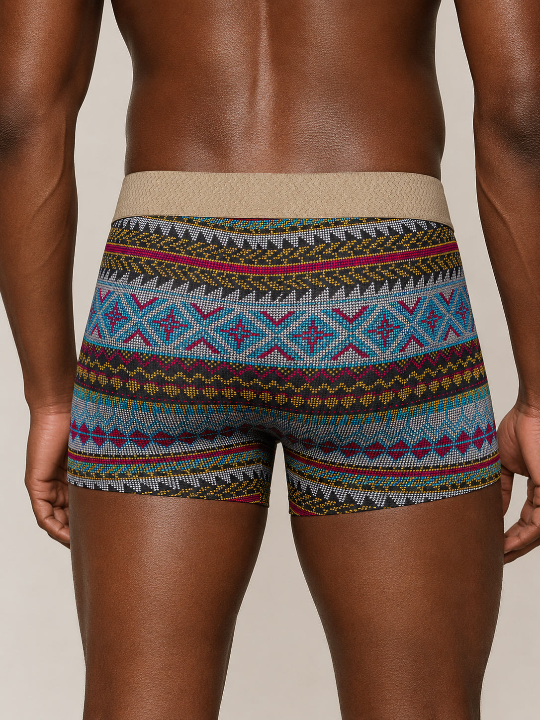 Geometric Stripe Trunks 4-Pack