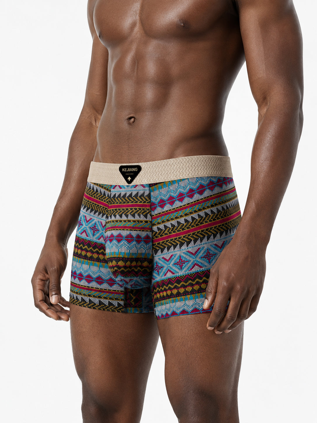 Geometric Stripe Trunks 4-Pack