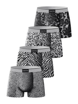 Zebra & Leopard Trunks 4-Pack