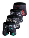 Scattered Letter Boxer Briefs 4-Pack