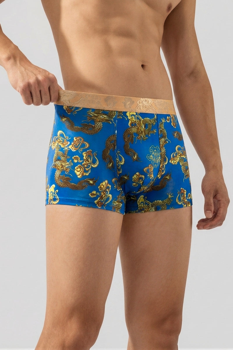 Dragon Print Trunks 4-Pack