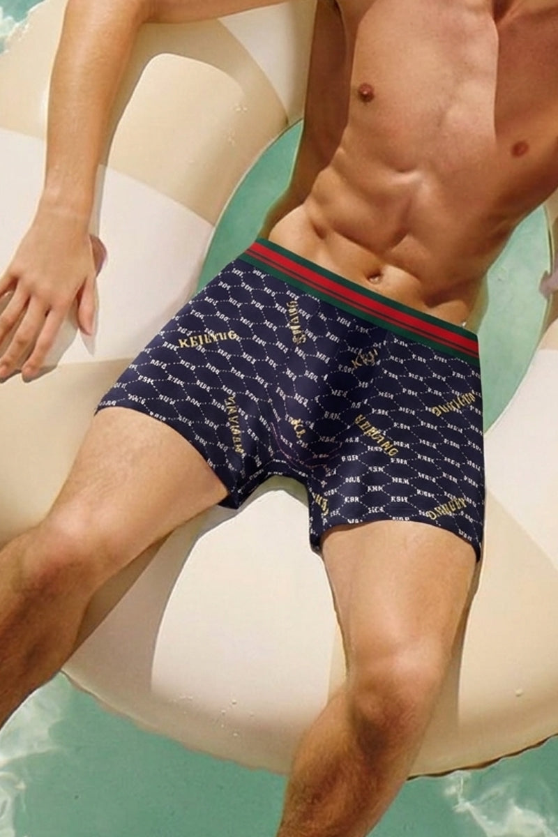All-Over Lettering Trunks 4-Pack