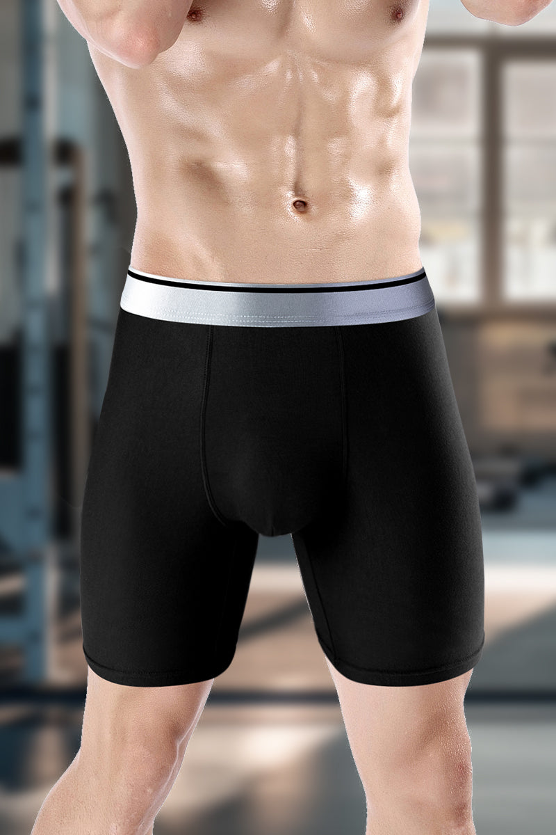 Solid Boxer Briefs 4-Pack