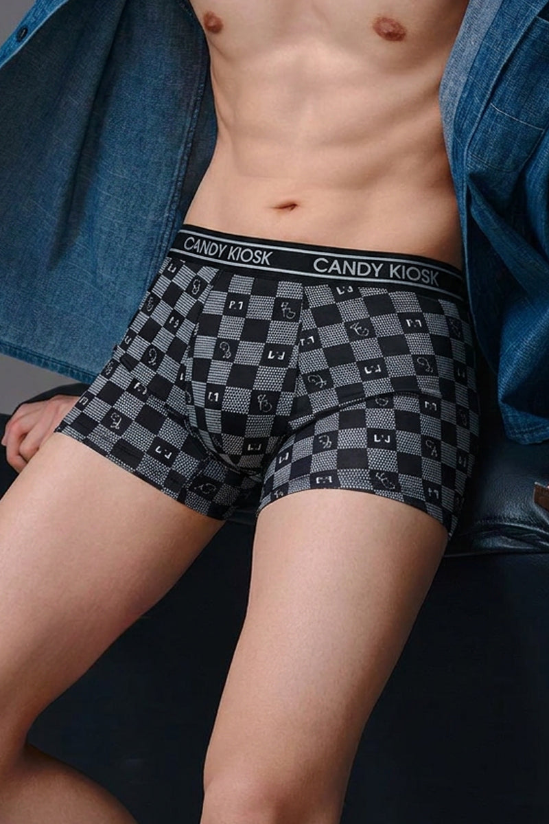 Mixed Checkerboard Trunks 4-Pack