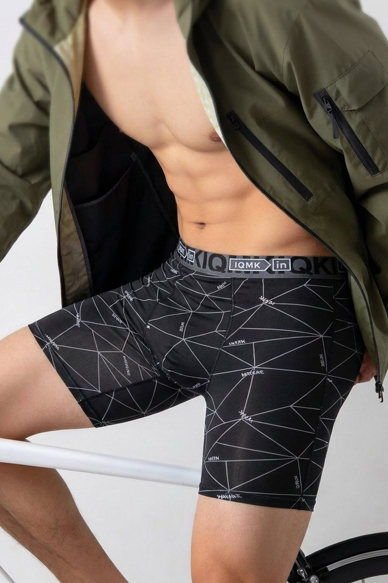 Geometric Print Boxer Briefs 3-Pack