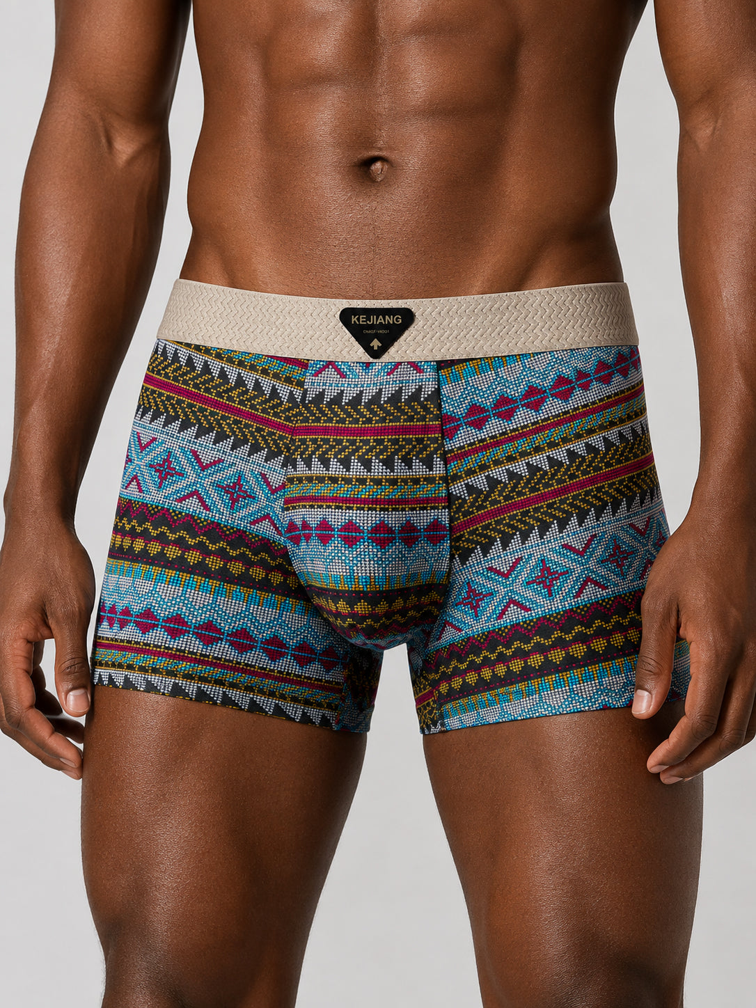 Geometric Stripe Trunks 4-Pack