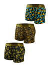 Gold Motif Trunks 3-Pack