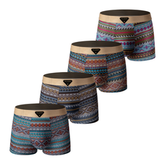 4-Pack · Geometric Print