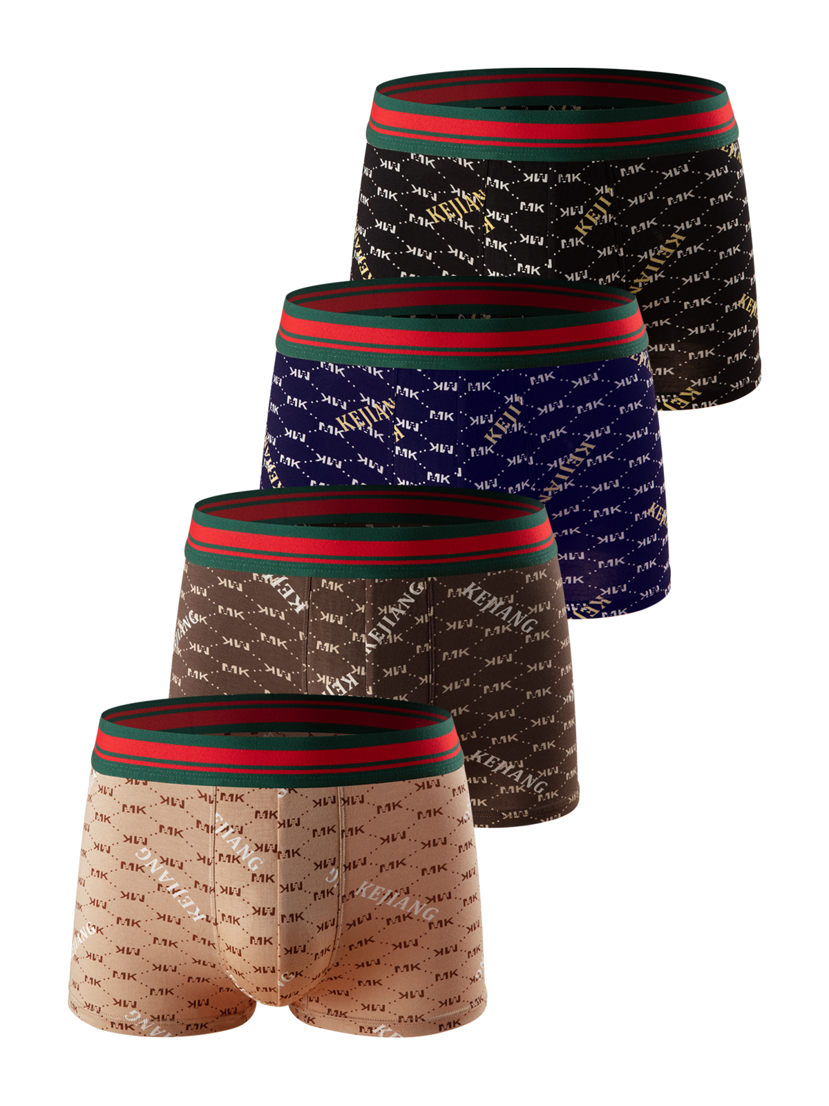 All-Over Lettering Trunks 4-Pack