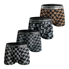 4-Pack · Checkerboard Print
