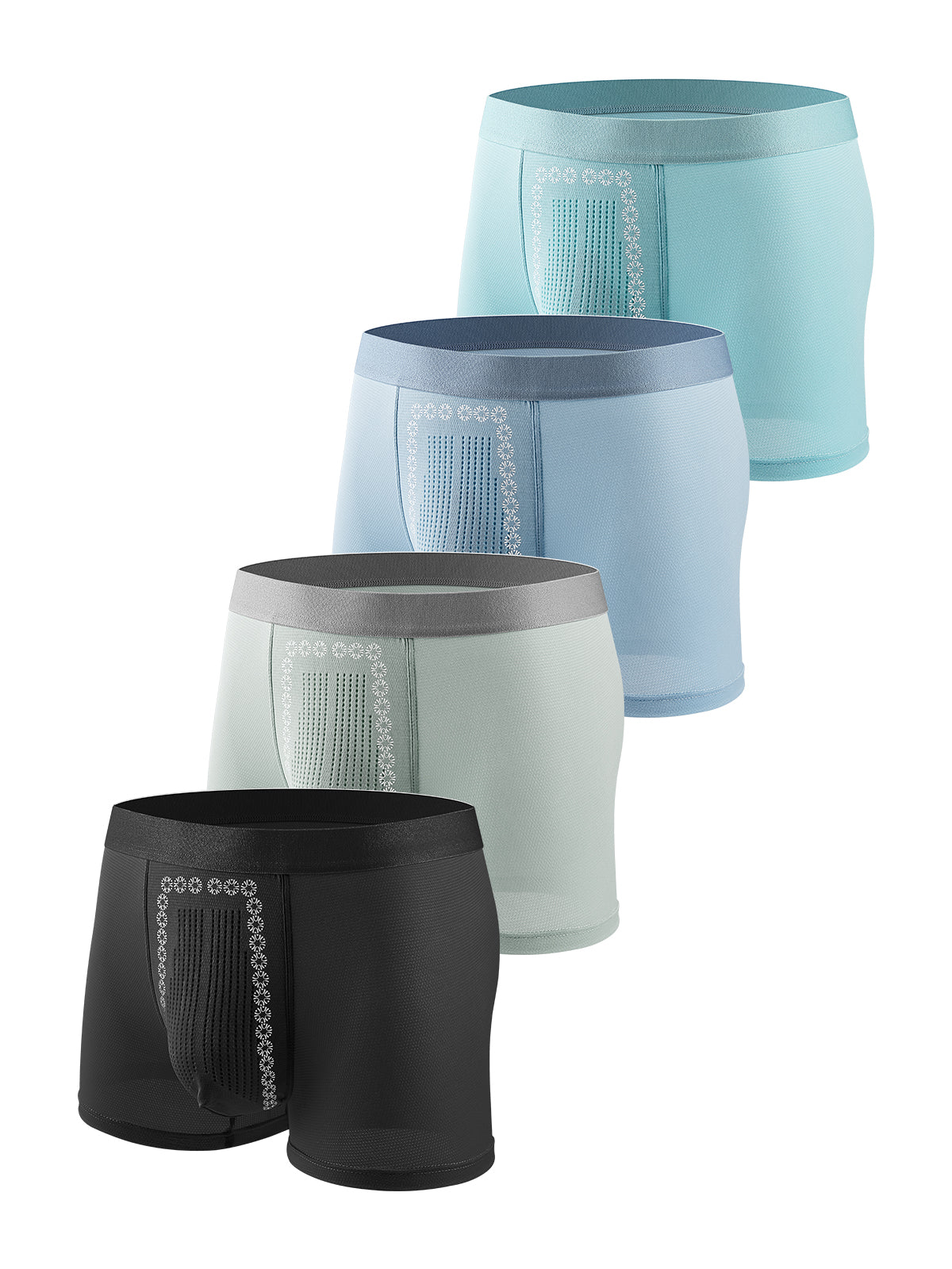 Contrast Trim Trunks 4-Pack