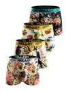 Floral Print Trunks 4-Pack