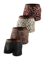 Mixed Animal Print Trunks 4-Pack