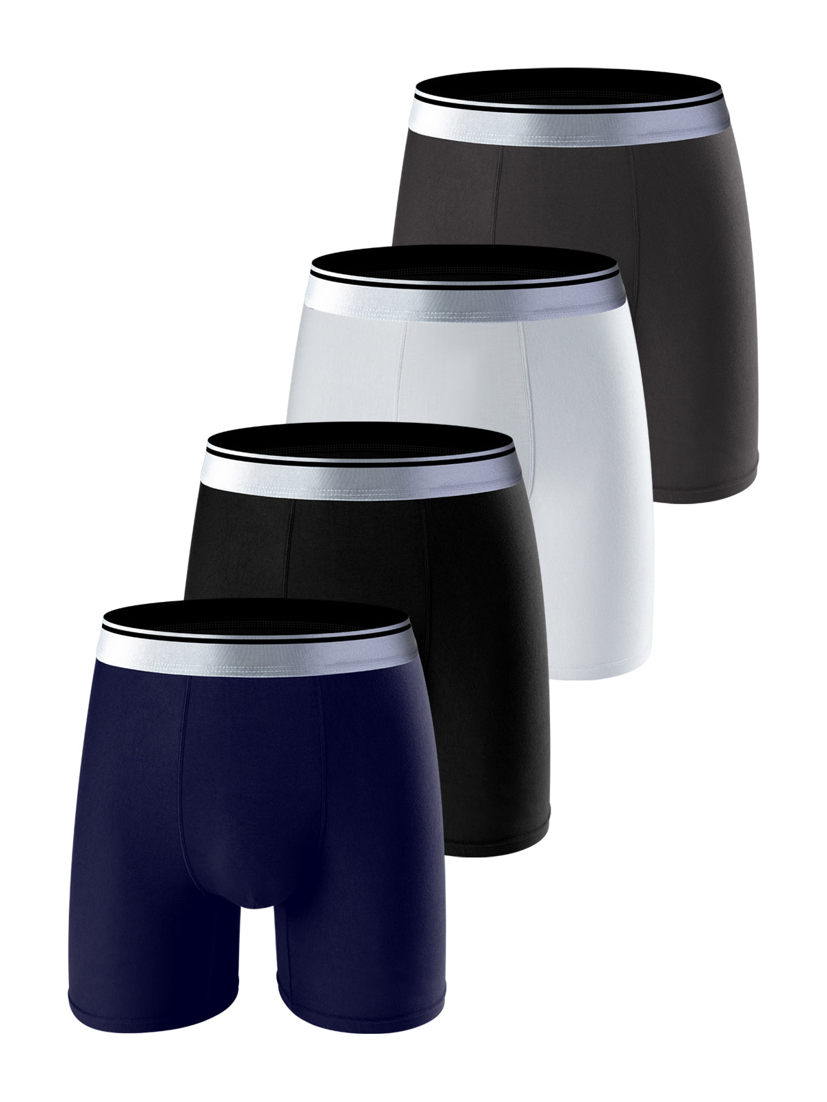 Solid Boxer Briefs 4-Pack